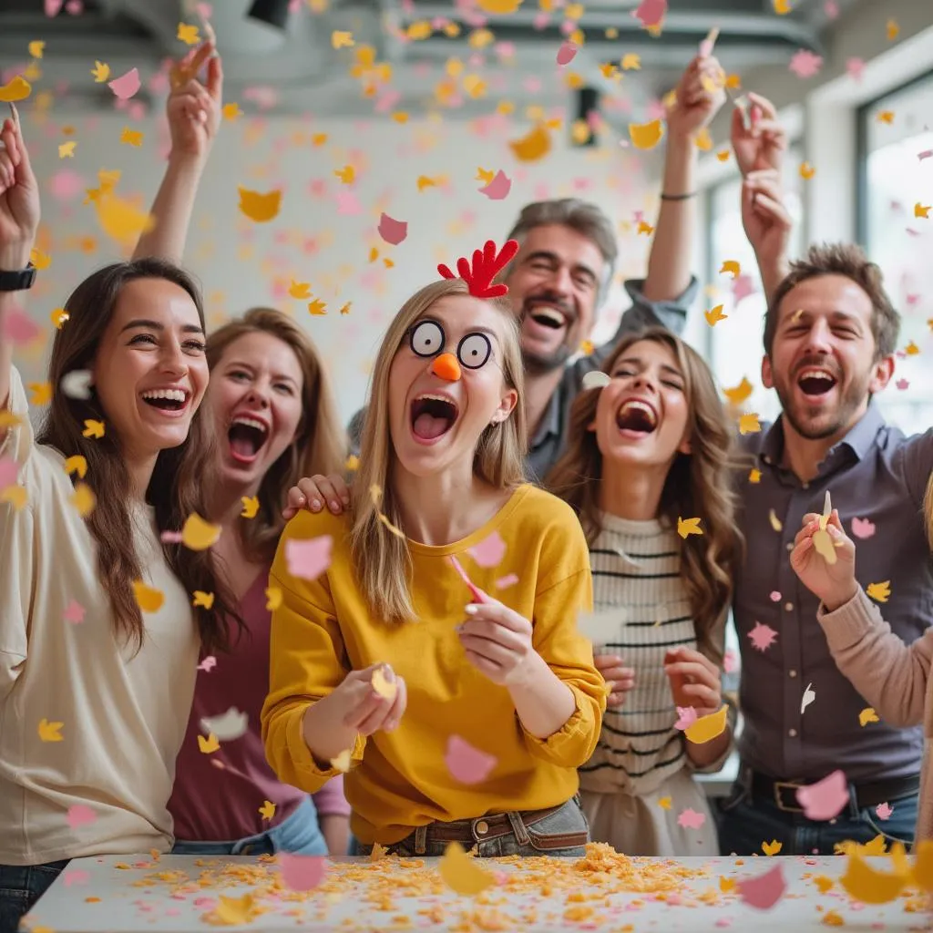 Chicken Road team celebrating a successful app launch