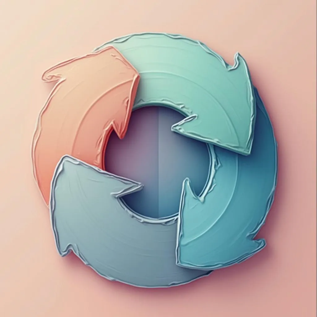 Agile icon representing flexible development